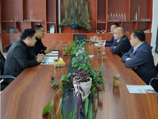 接待明光市委副書記市長(zhǎng)一行人來我司招商引資考察